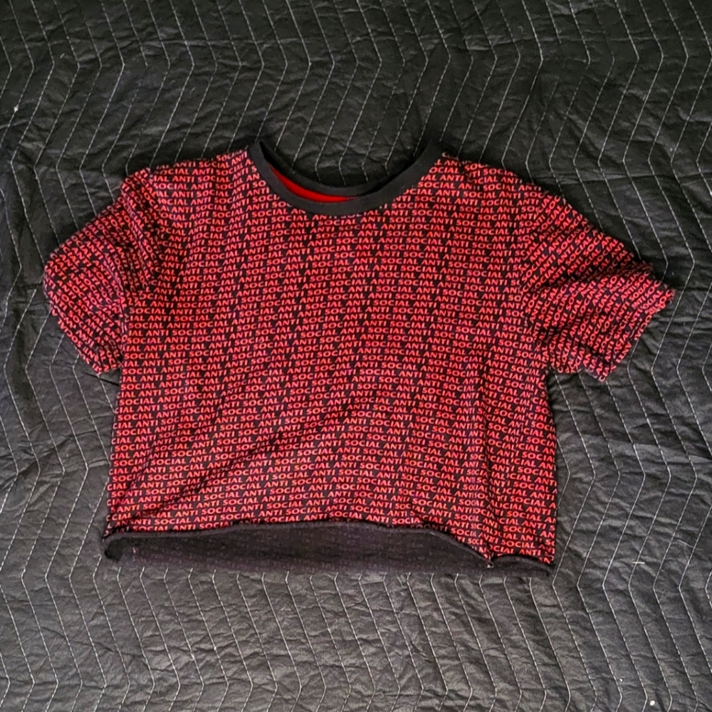 Antisocial crip top tshirt